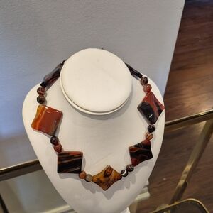 Elegant Multicolor Stone Necklace